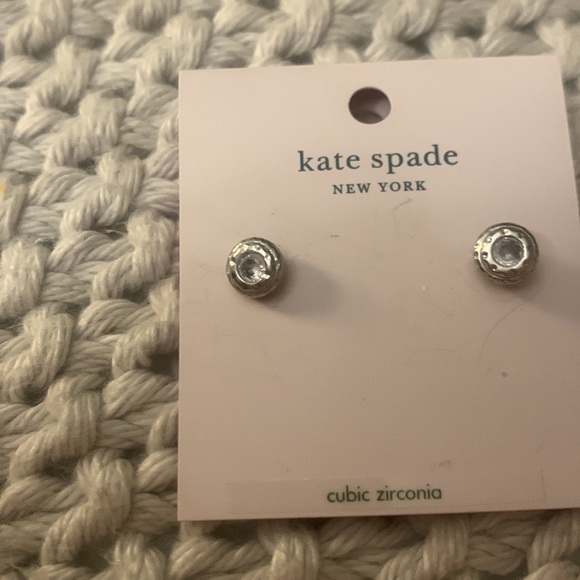 Brand new Kate Spade silver w/ cubic zirconia - Picture 3 of 4